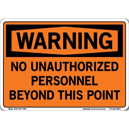 Vestil Vinyl Label Sign, 7-1/2" Height, 10-1/2" Width, Vinyl Label, Rectangle, English SI-W-48-A-LB-011