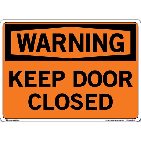 Vestil Vinyl Label Sign, 10-1/2" Height, 14-1/2" Width, Vinyl Label, Rectangle, English SI-W-50-C-LB-011