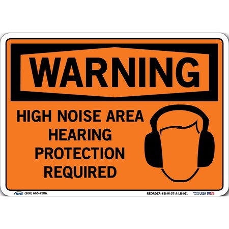 Vestil Vinyl Label Sign, 7-1/2" Height, 10-1/2" Width, Vinyl Label, Rectangle, English SI-W-57-A-LB-011