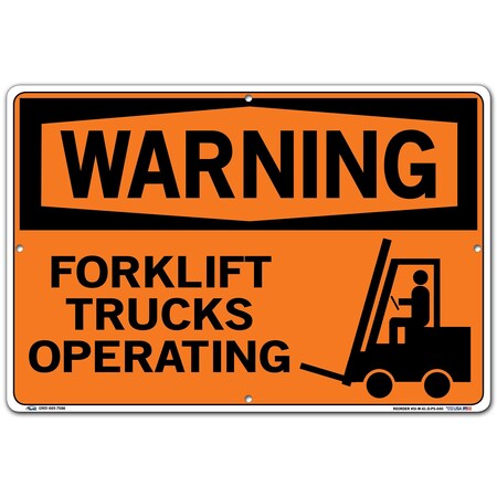 Vestil Polystyrene Sign, 12-1/2" H, 18-1/2" W, Polystyrene, Rectangle, English, SI-W-61-D-PS-040 SI-W-61-D-PS-040