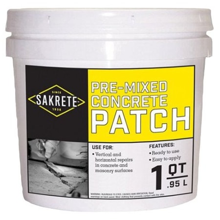 Sakrete Concrete Repair Compound, Pail, Gray, Sakrete 120547