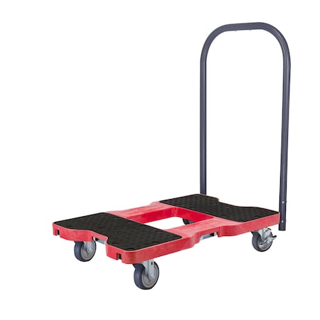 Snap-Loc E-Track Push Cart Dolly, Red, 1200 lb SL1200P4TR