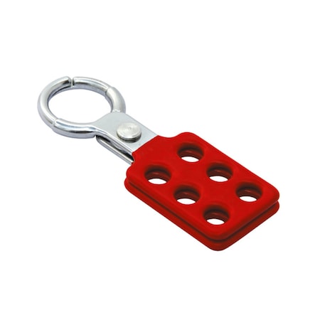 Nmc Aluminum Hasp, Red Dipped 1 SLA1