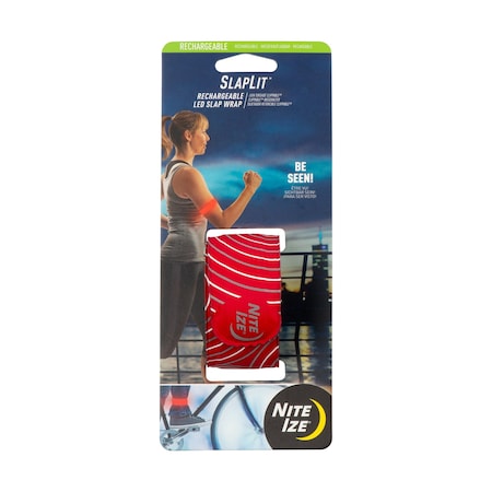 Nite Ize Rechargeable LED Slap Wrap, Red SLPR-10-R3