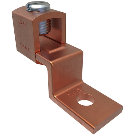 Ilsco Copper Mechanical Lug Offset, Condu, PK3 SLU-125-EC