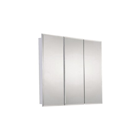 Ketcham 30" x 30" Surface Mounted Beveled Edge Tri-View Medicine Cabinet SM-3030BV