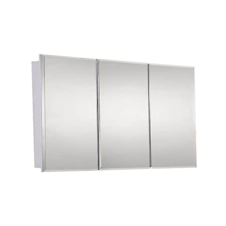 Ketcham 48" x 30" Surface Mounted Beveled Edge Tri-View Medicine Cabinet SM-4830BV