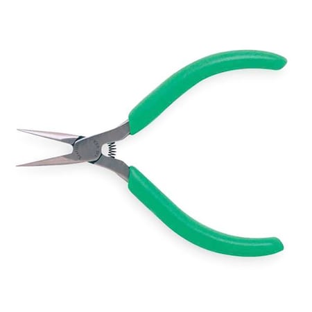 Xcelite Long Nose Plier, 1-3/16"L Jaw, 17/32"W Jaw SN54N
