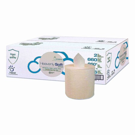 Papernet Heavenly Soft Paper Towel, 7.6"x1, PK6 410074