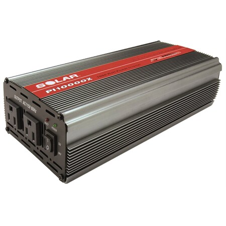 Solar Modified Sine Wave, 2,000 W Peak, 1,000 W Continuous, 2 Outlets SOLPI10000X