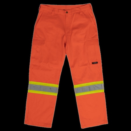 Tough Duck Flex Twill Safety Cargo Pant, SP011-FLOR SP01