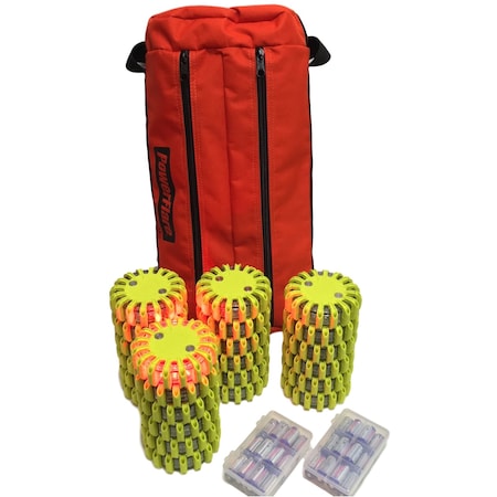 Powerflare Softpack, 24, Red Lt, Ylw Shell SP24-R-Y