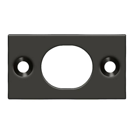 Deltana Strike Plate For 6" Flush Bolt Oil Rubbed Bronze SP6FBU10B