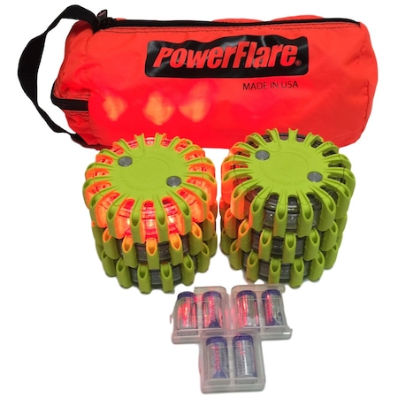 Powerflare Softpack, 6, Red Lt, Ylw Shell SP6-R-Y