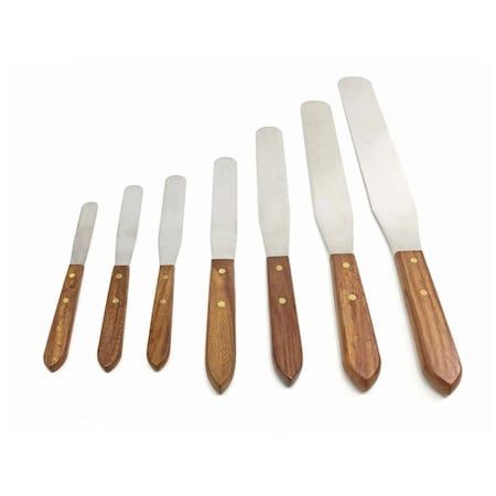 Scientific Labwares Wooden Handle Spatulas Set Of 7 SWZR-157