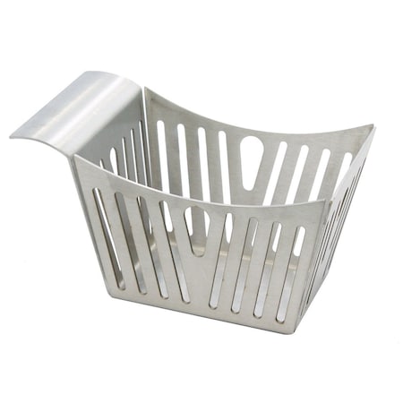 Tablecraft Stamped Pinstriped Basket SS SPB