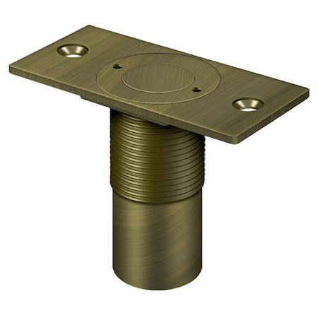 Deltana Dust Proof Strike, Adjustable, 2-7/8" X 1-3/8" Antique Brass SPDP278U5
