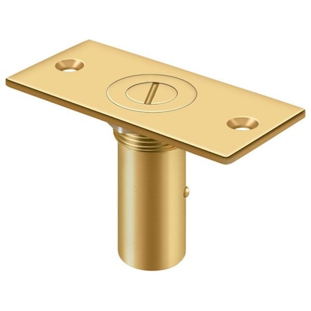 Deltana Dust Proof Strike With Safety Lock Lifetime Brass SPDP35S003