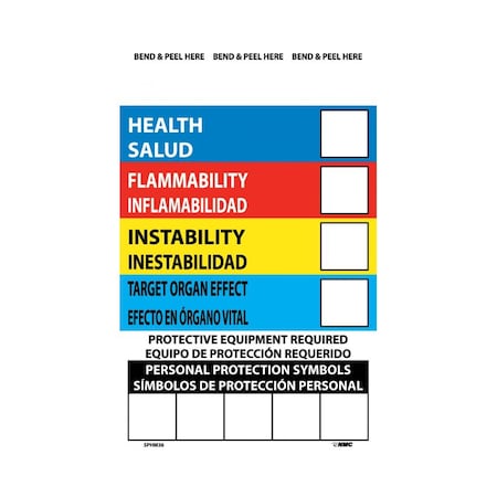 Nmc Right To Know Labels (Bilingual), 6X4, Ps Vinyl, Pk10 SPHM36