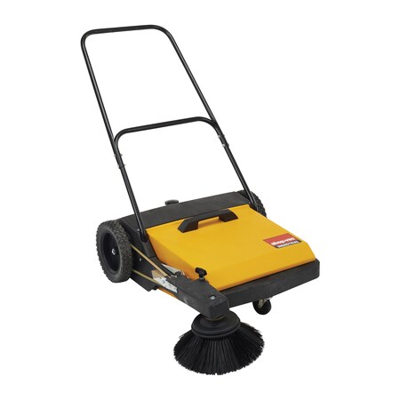 Shop-Vac Shop-Vac Industrial Push Sweeper, 27", Black/Yellow, 1/Each SPVC500