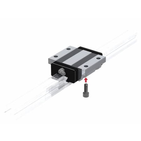 Thk Linear Guide Carriage, 56.9 mm L, 52 mm W SR15TB1SS