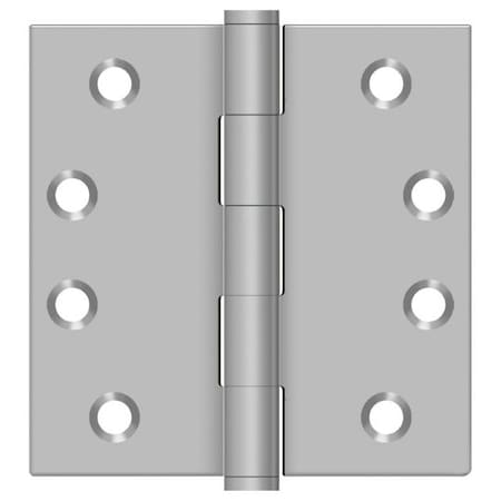 Deltana Satin Stainless Steel Square Hinge SS44U32D-R