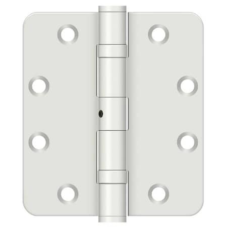 Deltana White Door and Butt Hinge SS4540R4BNUSPW