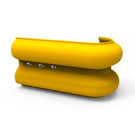 Ideal Warehouse Innovations SlowStop PC Guard Rail End Cap 60-5256