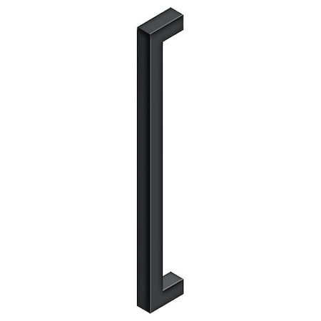 Deltana Single Side Contemporary Pull Black 18" SSP1810U19