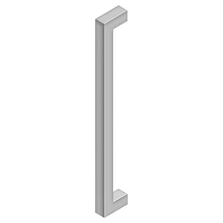 Deltana Single Side Contemporary Pull Satin Stainless Steel 18" SSP1810U32D