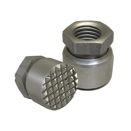 S & W Manufacturing Toggle Pad, Serrated, SS, 3/8-16" SSP-3S