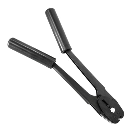 Partners Brand Single Notch Steel Strapping Sealer, 5/8", Black, 1/Case SST11258