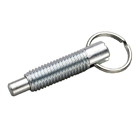 Serrated Toggle & Swivel Pad SSTPR75 Locking Standard Pull Ring Spring Plunger with Nylon Patch