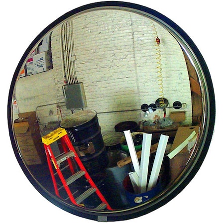 See All Industries Mirror, Convex, Security, Indoor, 14" dia. SS14