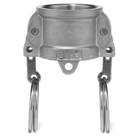 Usa Industrials Cam and Groove Fitting, 316SS, DC, 3/4" Coupler Dust Cap BULK-CGF-68