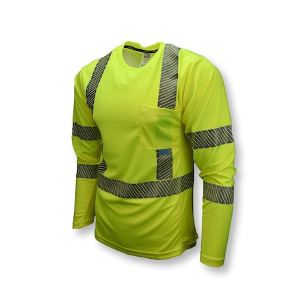 Radians Radians ST31-3 Long Sleeve Cooling T-Shi, Type R Class 3, Type R Class 3, Polyester Mesh, XL ST31-3PGS-XL