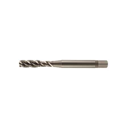 YMW TAPS Spiral Flute Tap, 3/8"-16, UNC, 4 Flutes, Oxide SUU06P3NEX