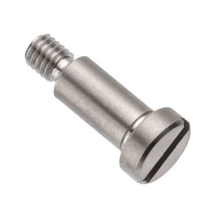 Ampg Shoulder Screw, 6g Thr Sz, 4mm Thr Lg, 8 mm Shoulder Lg, 18-8 Stainless Steel STR401M4X8S