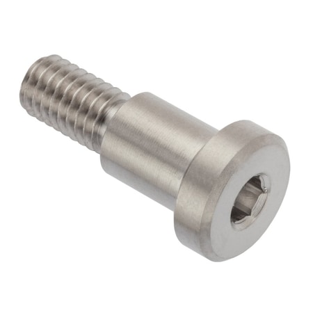 Ampg Shoulder Screw, 6g Thr Sz, 11mm Thr Lg, 10 mm Shoulder Lg, 316 Stainless Steel STR402M8X10