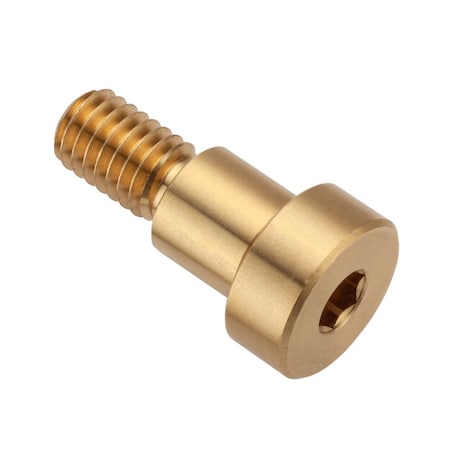 Ampg Shoulder Screw, #10-32 Thr Sz, 1/4 in Thr Lg, 3/8 in Shoulder Lg, 18-8 Stainless Steel STR50010F06