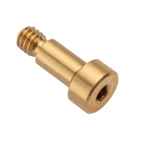 Ampg Shoulder Screw, 2A Thr Sz, 3/16 Thr Lg, 5/16 in Shoulder Lg, Brass STR55031C05