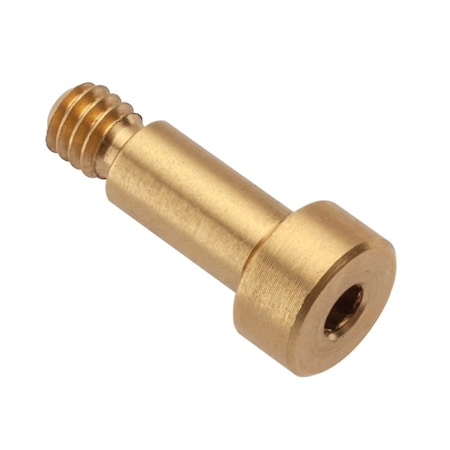Ampg Shoulder Screw, 2A Thr Sz, 3/16 Thr Lg, 3/8 in Shoulder Lg, Brass STR55031C06