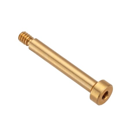 Ampg Shoulder Screw, 2A Thr Sz, 3/16 Thr Lg, 1 in Shoulder Lg, Brass STR55053C16
