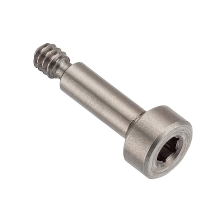 Ampg Shoulder Screw, 2A Thr Sz, 5/32 Thr Lg, 3/8 in Shoulder Lg, 18-8 Stainless Steel STR55218C06