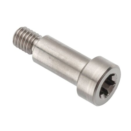 Ampg Shoulder Screw, 2A Thr Sz, 1/4 in Thr Lg, 1/2 in Shoulder Lg, 316 Stainless Steel STR55314F08
