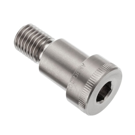 Ampg Shoulder Screw, #10-32 Thr Sz, 1/4 in Thr Lg, 1 in Shoulder Lg, 18-8 Stainless Steel STR60111F16