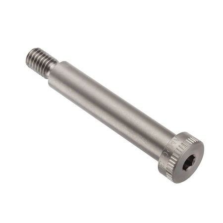 Ampg Shoulder Screw, 3A Thr Sz, 5/8 Thr Lg, 2-1/2 in Shoulder Lg, 18-8 Stainless Steel STR60112C40