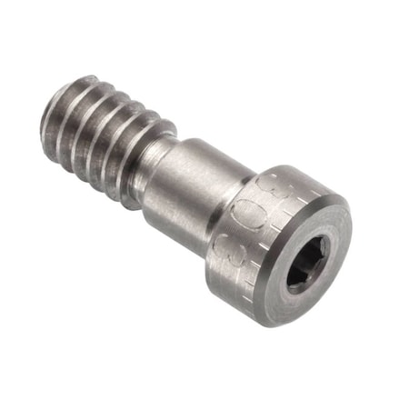 Ampg Shoulder Screw, 2A Thr Sz, 3/8 Thr Lg, 1/4 in Shoulder Lg, 18-8 Stainless Steel STR60114C04-OST