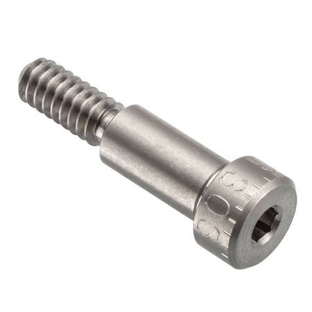 Ampg Shoulder Screw, 2A Thr Sz, 3/4 Thr Lg, 1/2 in Shoulder Lg, 18-8 Stainless Steel STR60114C08-EXT