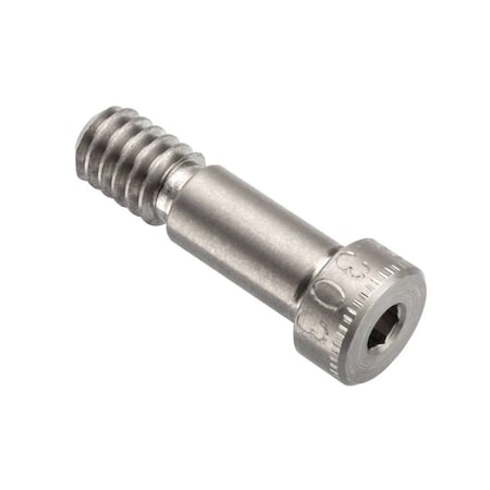 Ampg Shoulder Screw, 2A Thr Sz, 3/8 Thr Lg, 1/2 in Shoulder Lg, 18-8 Stainless Steel STR60114C08-OST